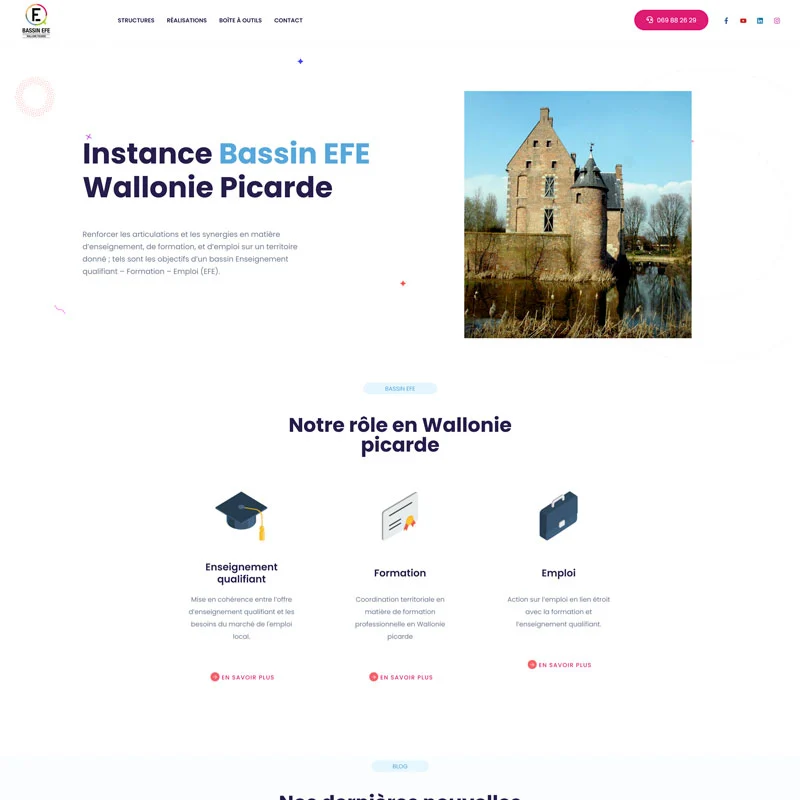 Logo Instance Bassin EFE Wallonie Picarde