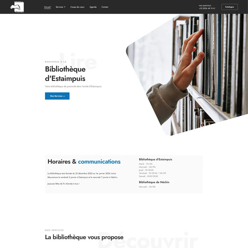 Logo Bibliothèque d'Estaimpuis